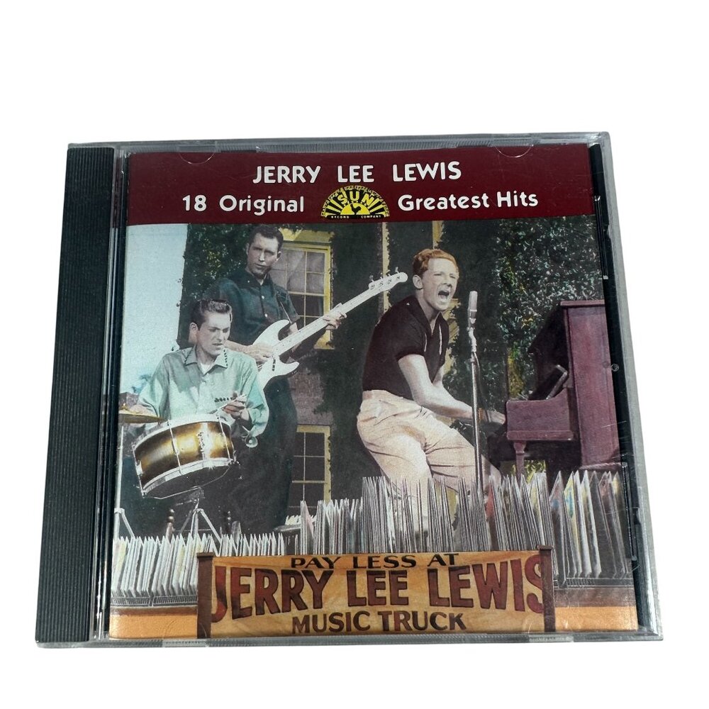 Jerry Lee Lewis 18 Original Greatest Hits CD Rock N Roll Legends Rhino 1984